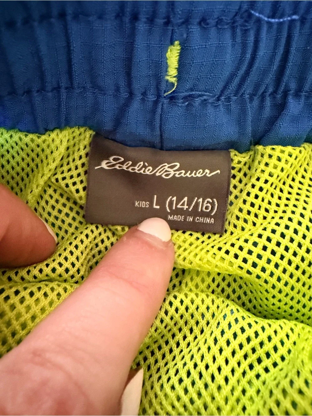 Eddie Bauer Royal Blue Kids Swim Trunks